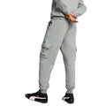 Grey - Lifestyle - Puma Mens Fleece Small Logo Cargo Trousers