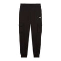 Black - Front - Puma Mens Fleece Small Logo Cargo Trousers