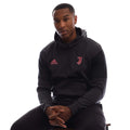 Grey - Lifestyle - Adidas Mens Juventus FC Travel Hoodie