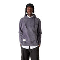 Purple - Front - Mizuno Unisex Adult Sportstyle Hoodie