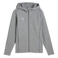 Grey - Front - Puma Mens TeamFINAL Casuals Hooded Jacket