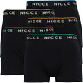 Black - Back - Nicce Mens Foxwell Boxer Shorts (Pack of 5)