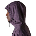 Purple - Back - Mizuno Mens Mountain Lightweight Hooded Jacket