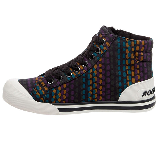 Black - Lifestyle - Rocket Dog Womens-Ladies Jazzin Hi Canvas Pumps
