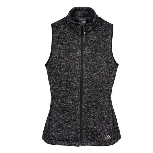 Black - Front - Trespass Unisex Adult Mildred Fleece Gilet