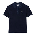 Blue - Front - Lacoste Womens-Ladies Terrycloth Slim Polo Shirt