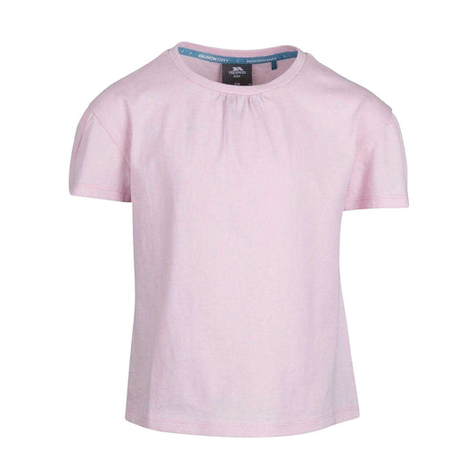 Pink - Front - Trespass Girls Mellow T-Shirt