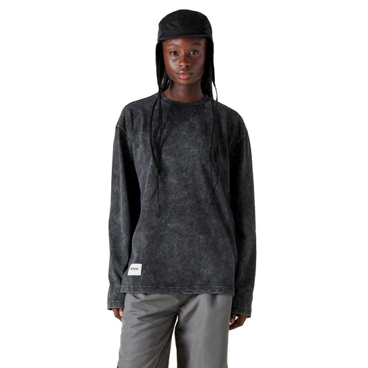 Black - Front - Mizuno Mens Sportstyle Long-Sleeved T-Shirt