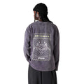 Purple - Back - Mizuno Mens Sportstyle Long-Sleeved T-Shirt