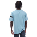 Blue - Back - Boss Mens Stripe T-Shirt