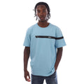 Blue - Front - Boss Mens Stripe T-Shirt