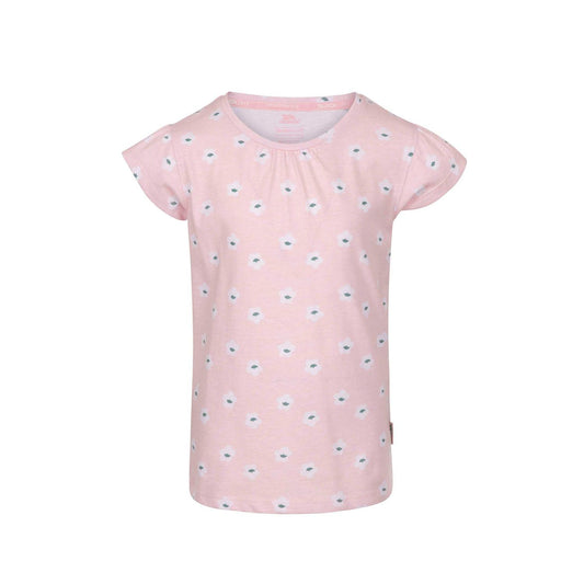 Pink - Front - Trespass Girls Present T-Shirt