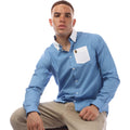 Blue - Side - Luke 1977 Mens Telford Long-Sleeved Shirt