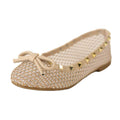 Nude - Back - Where´s That From Womens-Ladies Studded Trim Mesh Ballet Flats