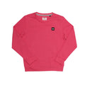 Pink - Front - Weekend Offender Childrens-Kids Ferrer Badge Sweatshirt
