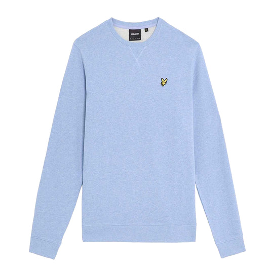Blue - Front - Lyle & Scott Mens Heathered Sweatshirt