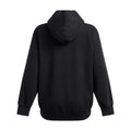 Black - Back - Under Armour Womens-Ladies Icon Heavyweight Oversized Hoodie