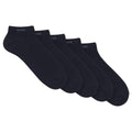 Dark Blue - Front - Boss Unisex Adult Ankle Socks (Pack of 5)