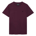 Red - Front - Lyle & Scott Mens Tonal Eagle T-Shirt