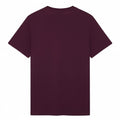 Red - Back - Lyle & Scott Mens Tonal Eagle T-Shirt