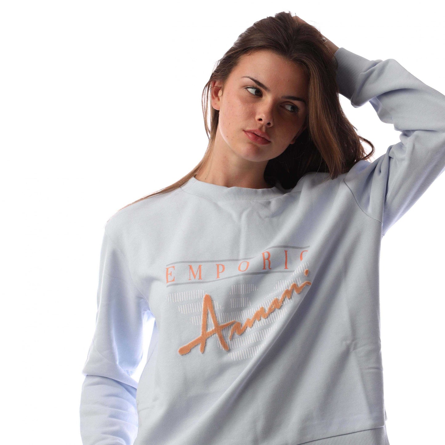 Blue - Lifestyle - Emporio Armani Womens-Ladies Sweatshirt