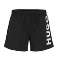Black - Front - Hugo Mens Abas Swim Shorts