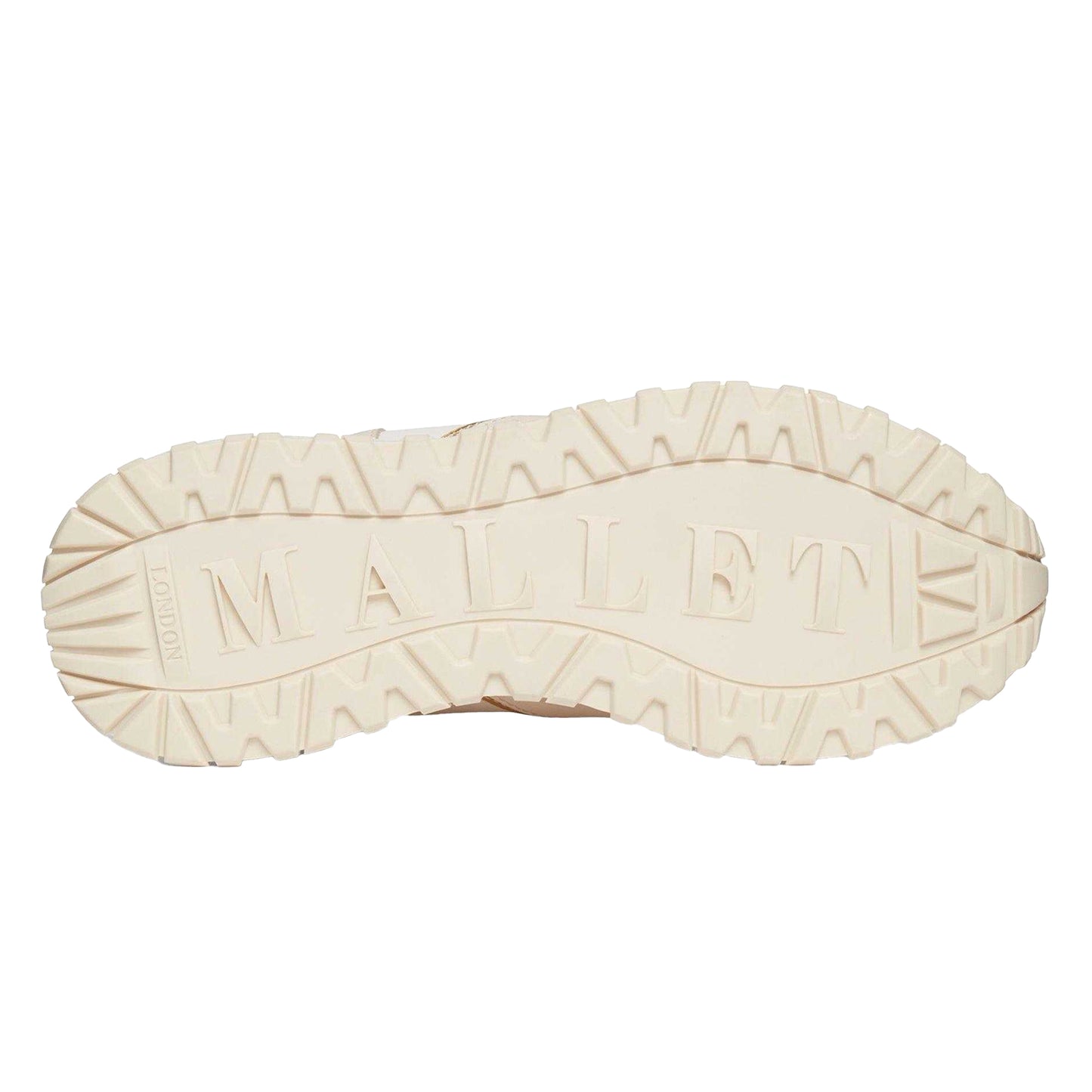 White - Lifestyle - Mallet Womens-Ladies Almorah Leather Trainers
