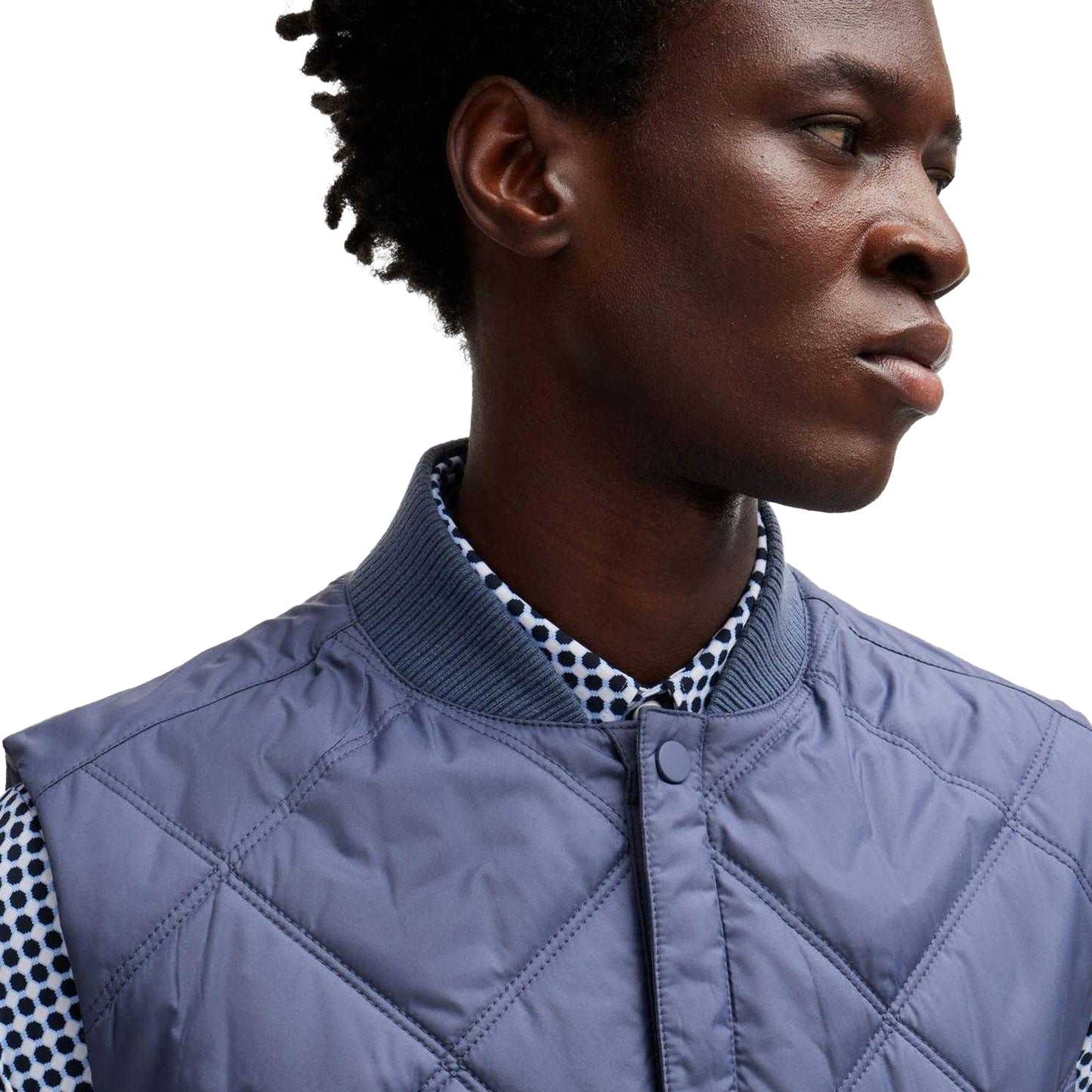 Navy - Pack Shot - Boss Mens P-Canopus Water Repellent Gilet
