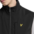 Black - Pack Shot - Lyle & Scott Mens Softshell Lightweight Gilet