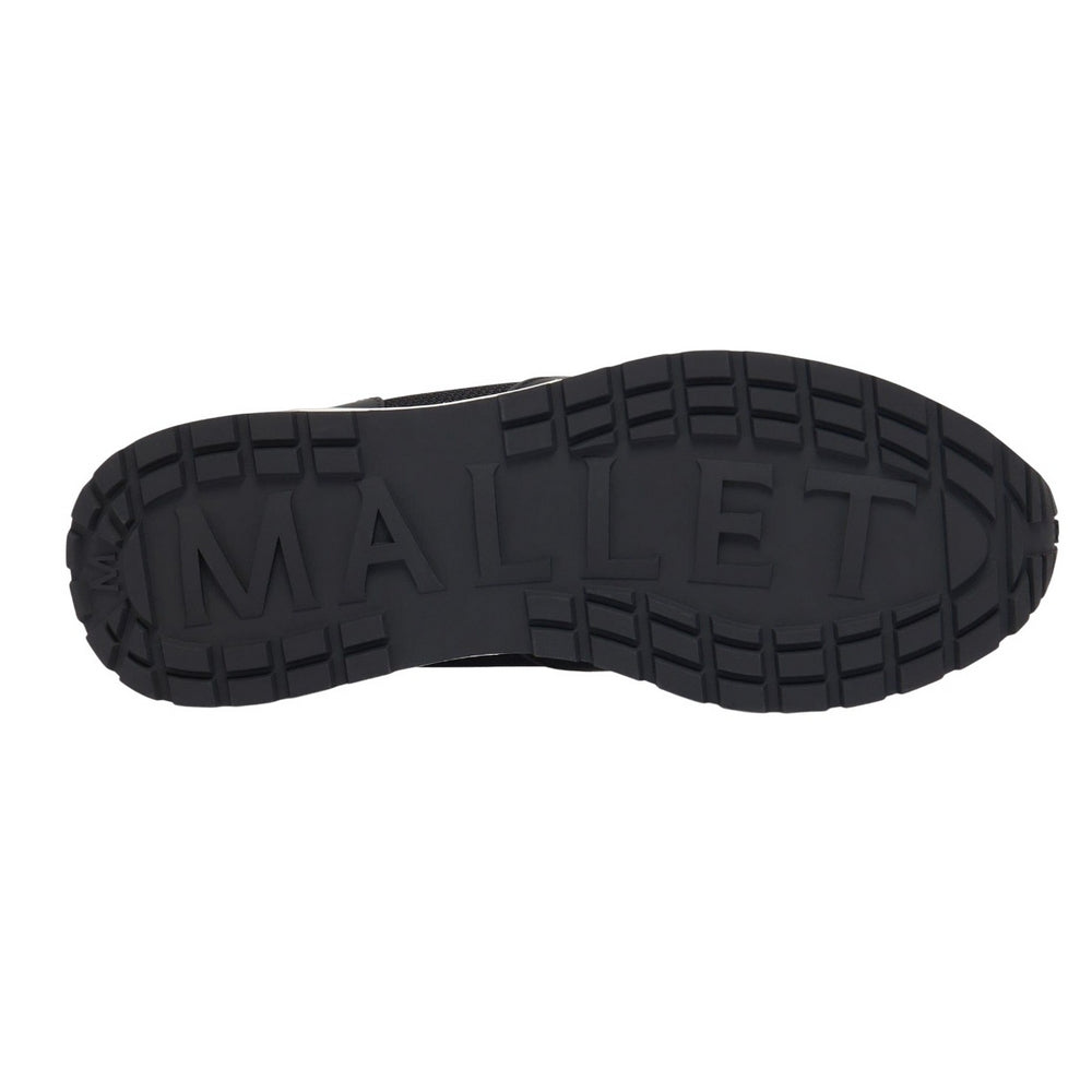 Black - Lifestyle - Mallet Mens Popham Lite Leather Trainers