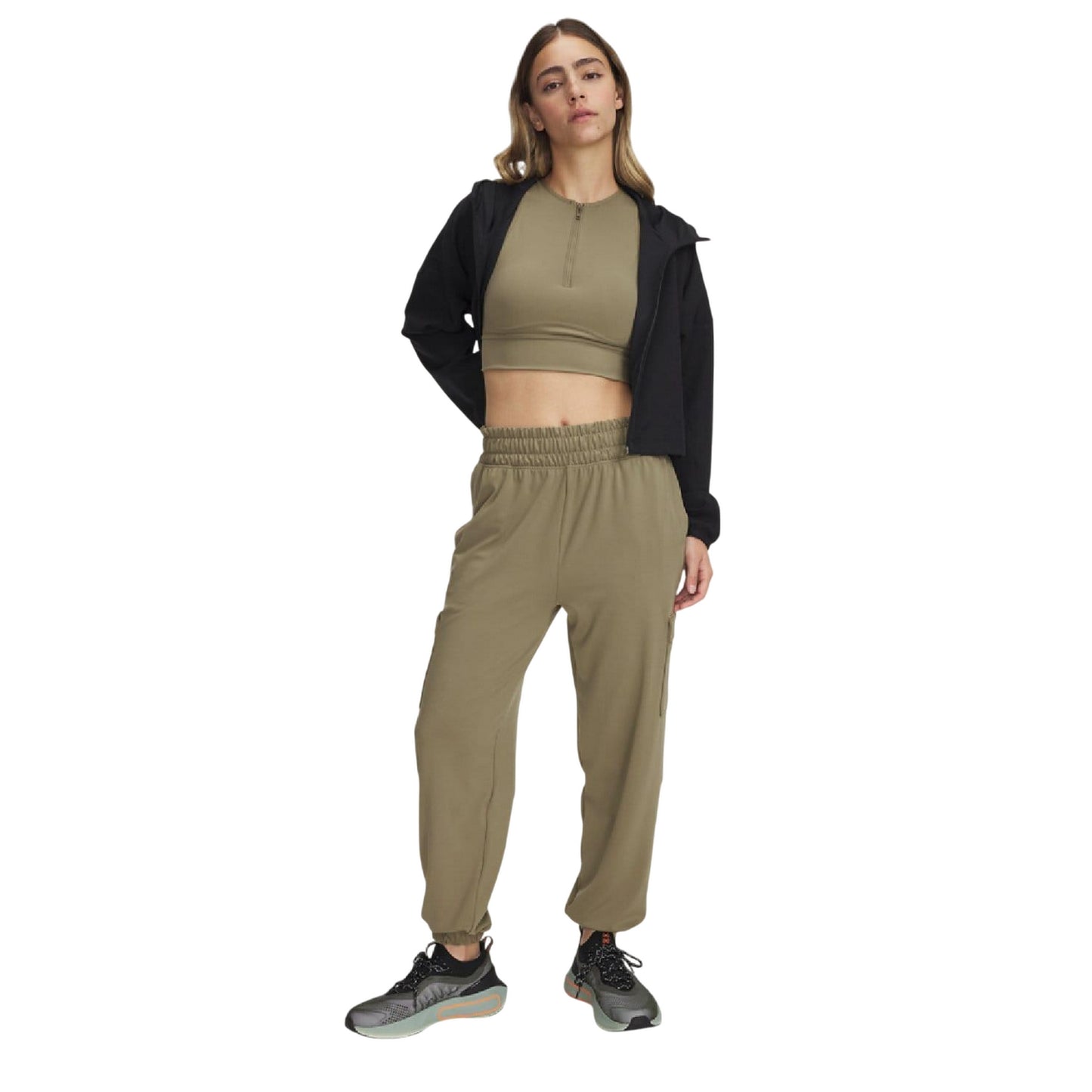 Brown - Lifestyle - Under Armour Womens-Ladies Jogging Bottoms