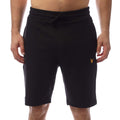 Black - Front - Lyle & Scott Mens Fleece Sports Shorts