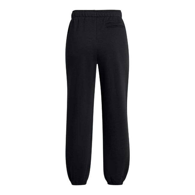 Black - Back - Under Armour Womens-Ladies Wordmarks Fleece Icon Oversized Jogging Bottoms