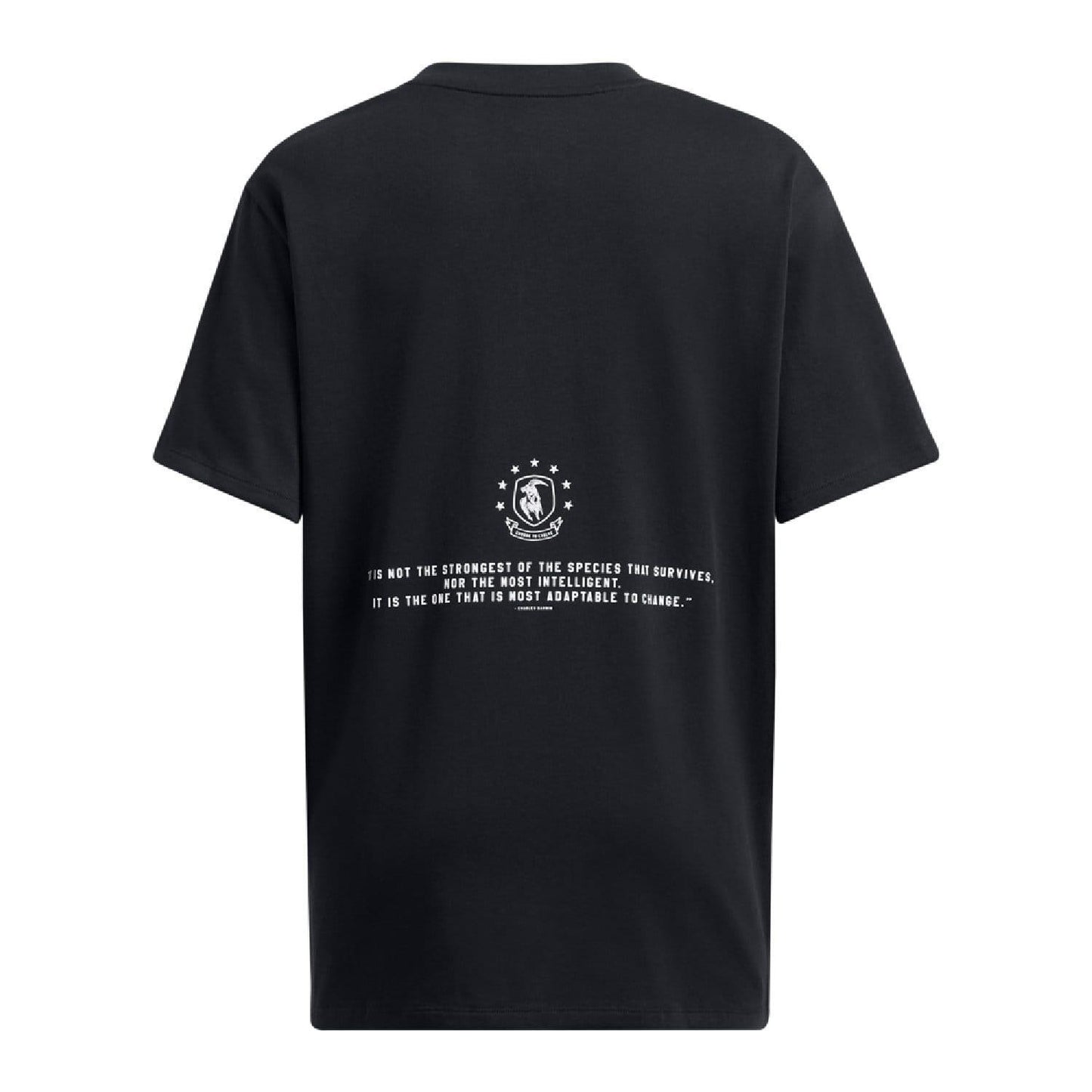 Black - Lifestyle - Under Armour Womens-Ladies Project Rock T-Shirt