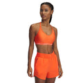 Orange - Front - Under Armour Womens-Ladies Cross Back Sports Bra