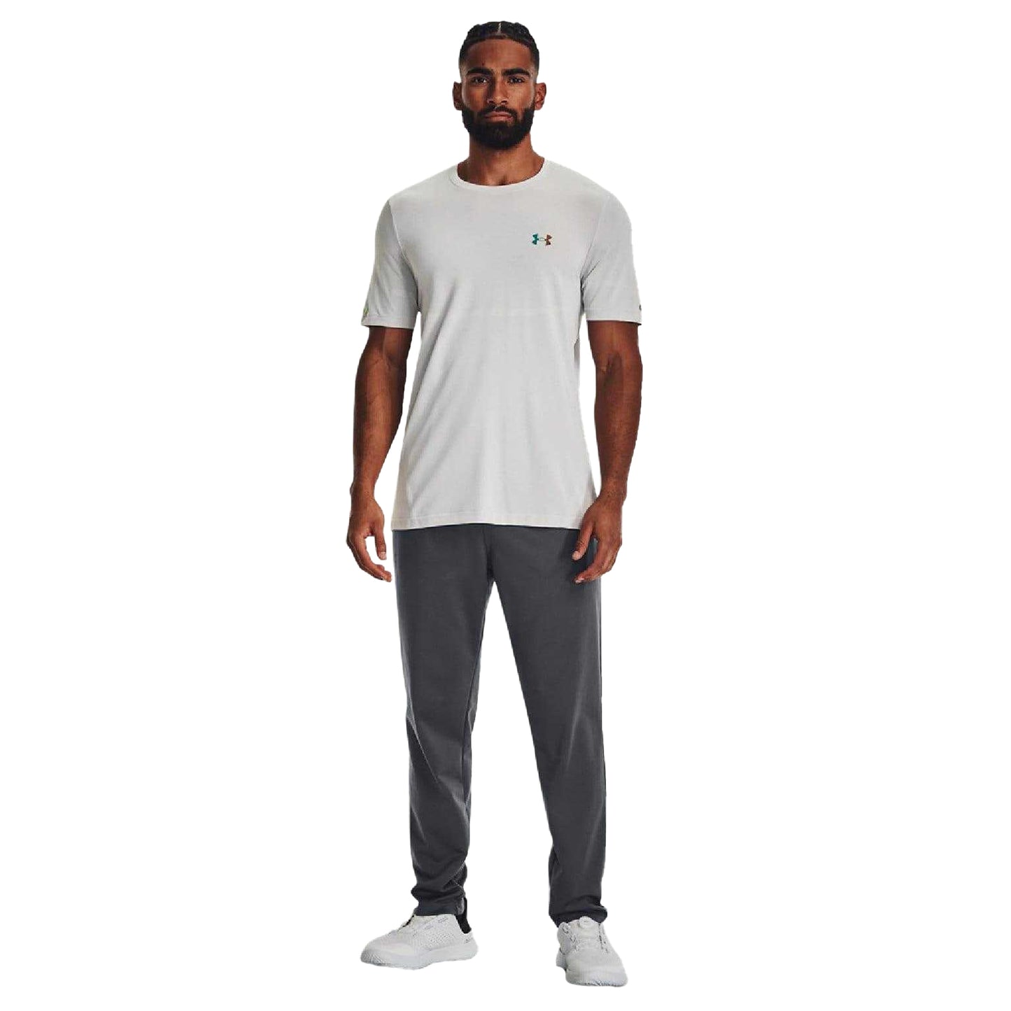 Grey - Pack Shot - Under Armour Mens Twister Trousers