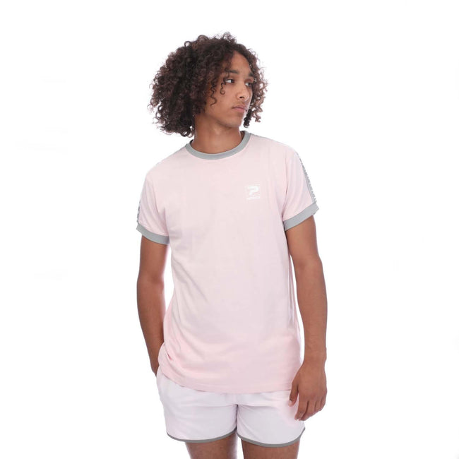 Pink - Front - Patrick Mens Frank T-Shirt