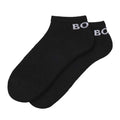 Black - Back - Boss Unisex Adult Ankle Socks (Pack of 2)