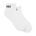 White - Front - Boss Unisex Adult Ankle Socks (Pack of 2)