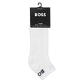 White - Side - Boss Unisex Adult Ankle Socks (Pack of 2)