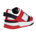 White-Red - Back - Mallet Mens Compton Leather Trainers