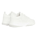 White - Back - Mallet Mens Radnor Leather Trainers