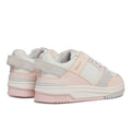White-Light Pink - Back - Mallet Womens-Ladies Compton Leather Trainers