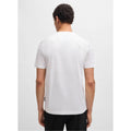 White - Back - Hugo Boss Mens Porsche x Boss Mercerised Cotton T-Shirt