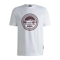 White - Lifestyle - Hugo Boss Mens Porsche x Boss Mercerised Cotton T-Shirt