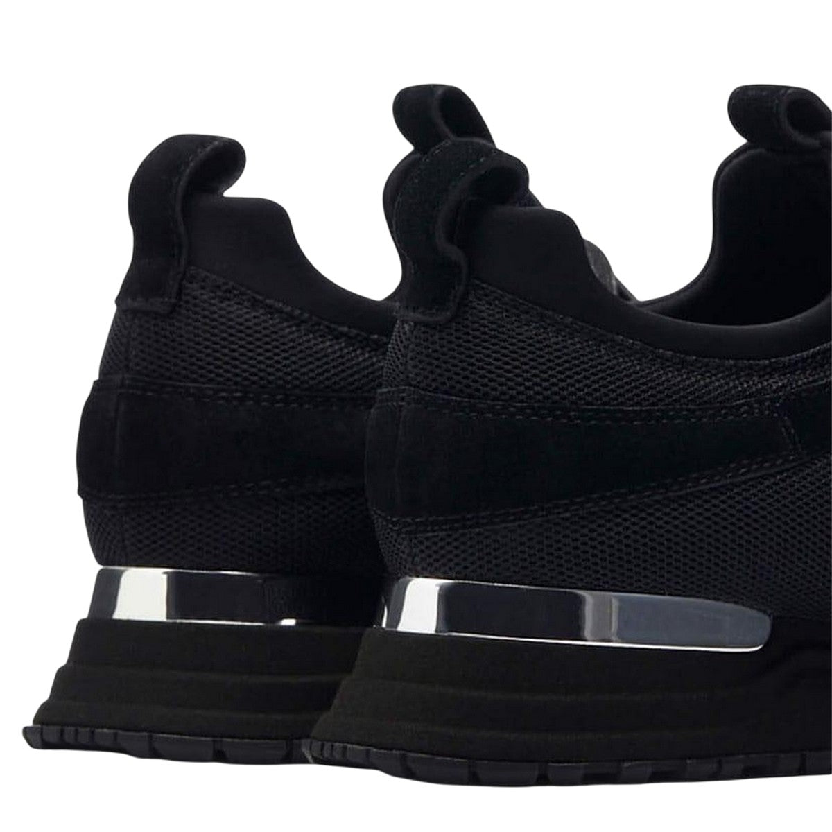 Black - Lifestyle - Mallet Mens Archway Leather Trainers