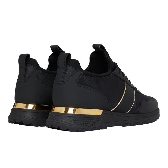 Black - Back - Mallet Mens Archway Lite Trainers