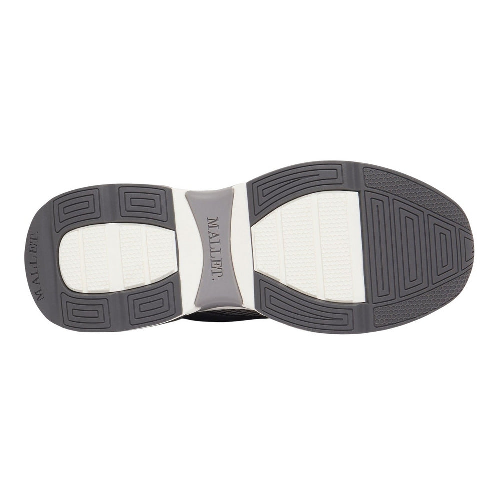 Grey - Lifestyle - Mallet Mens Jupiter Leather Trainers