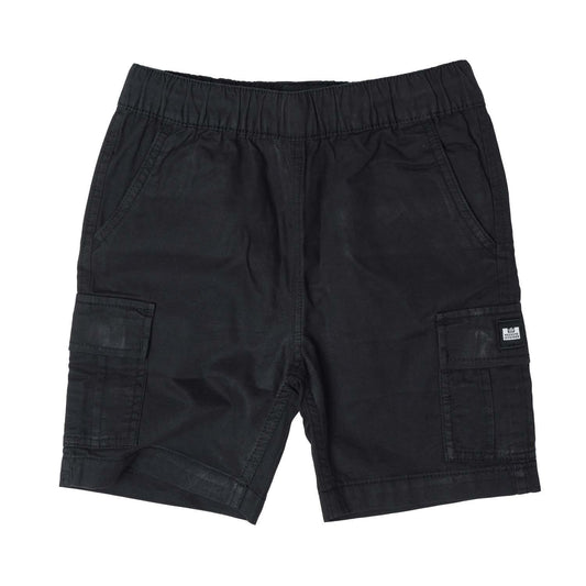 Black - Front - Weekend Offender Boys High Desert Shorts
