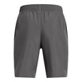 Grey - Back - Under Armour Childrens-Kids Wordmarks Woven Tech Shorts
